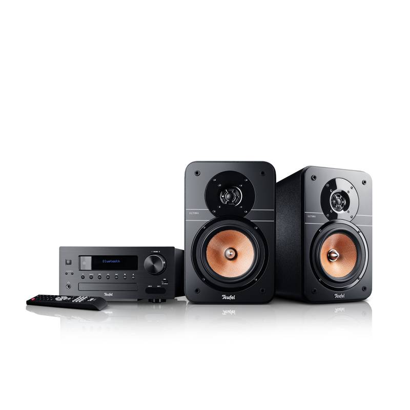 Teufel Ultima 20 Kombo Stereoanlage mit CD-MP3-Player DAB+ & Bluetooth Schwarz von Teufel
