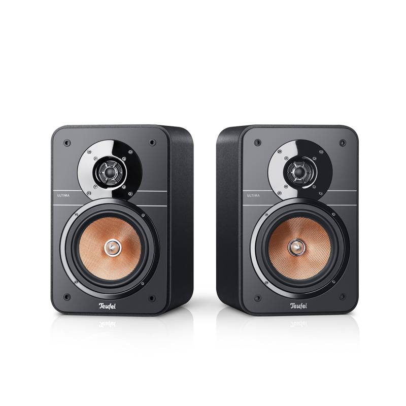 Teufel Ultima 20 Stereo Regallautsprecher Paar 2-Wege-System Bassreflex-Aufbau Schwarz von Teufel