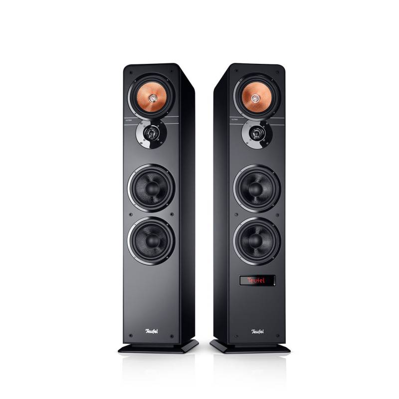 Teufel Ultima 40 Aktiv 3-Wege-Lautsprecher Paar Bluetooth integr. Verstärker Schwarz von Teufel