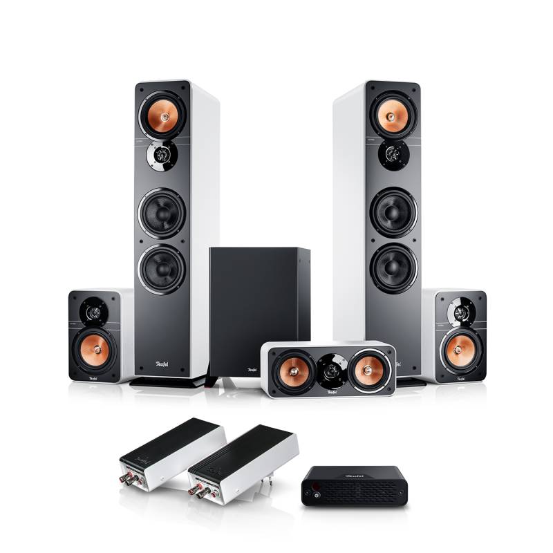 Teufel Ultima 40 Surround "5.1-Set" Wireless Heimkinosystem mit Standlautsprechern Ultima 40 Weiß von Teufel