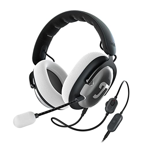 Teufel ZOLA Gaming Kopfhörer mit 7.1 USB-Soundkarte, DTS Headphone:X® 2.0 Surround Sound,Einstellbarer Mikrofonarm mit HD-Kondensator-Mikrofon, PC, Bequeme Passform - Schwarz Hellgrau von Teufel