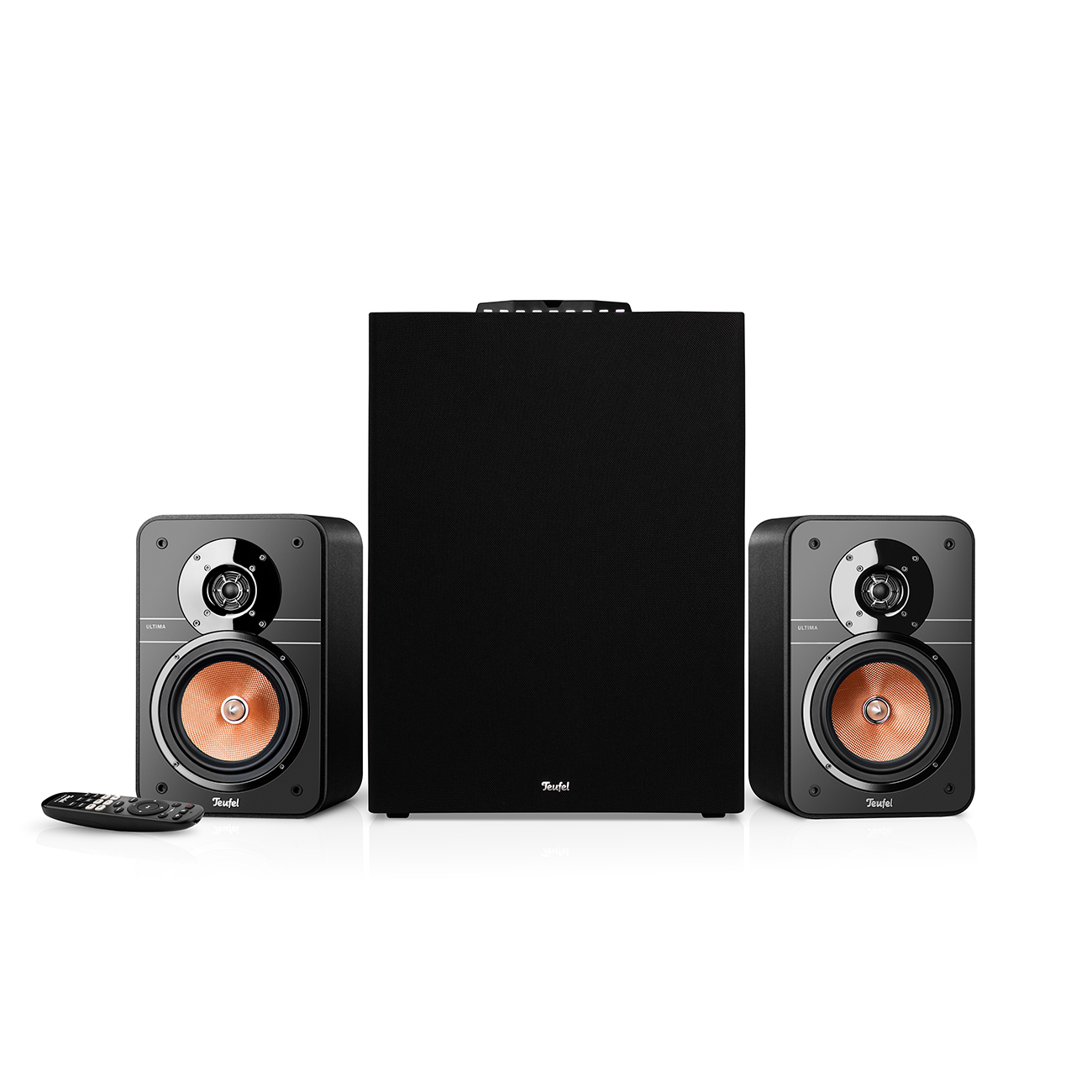 Teufel ULTIMA 20 CONCEPT Power Edition "2.1-Set" Komplettsystem AV-Receiver Subwoofer Bluetooth 2-Wege-System Schwarz Teufel ULTIMA 20 CONCEPT Power Edition "2.1-Set" Komplettsystem AV-Receiver Subwoofer Bluetooth 2-Wege-System Schwarz von Teufel