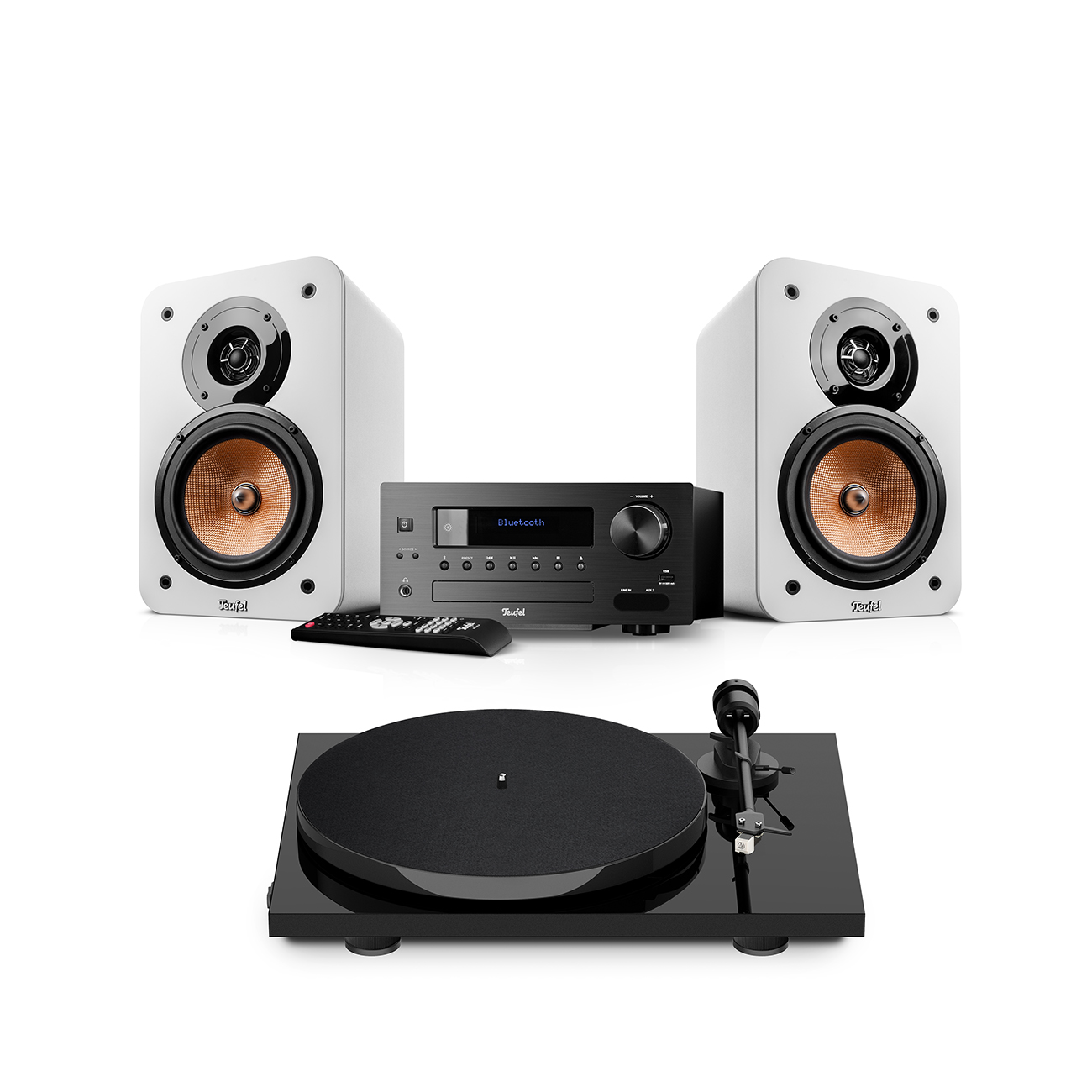 ULTIMA 20 KOMBO 2 + Pro-Ject E1 BT ULTIMA 20 KOMBO 2 + Pro-Ject E1 BT von Teufel