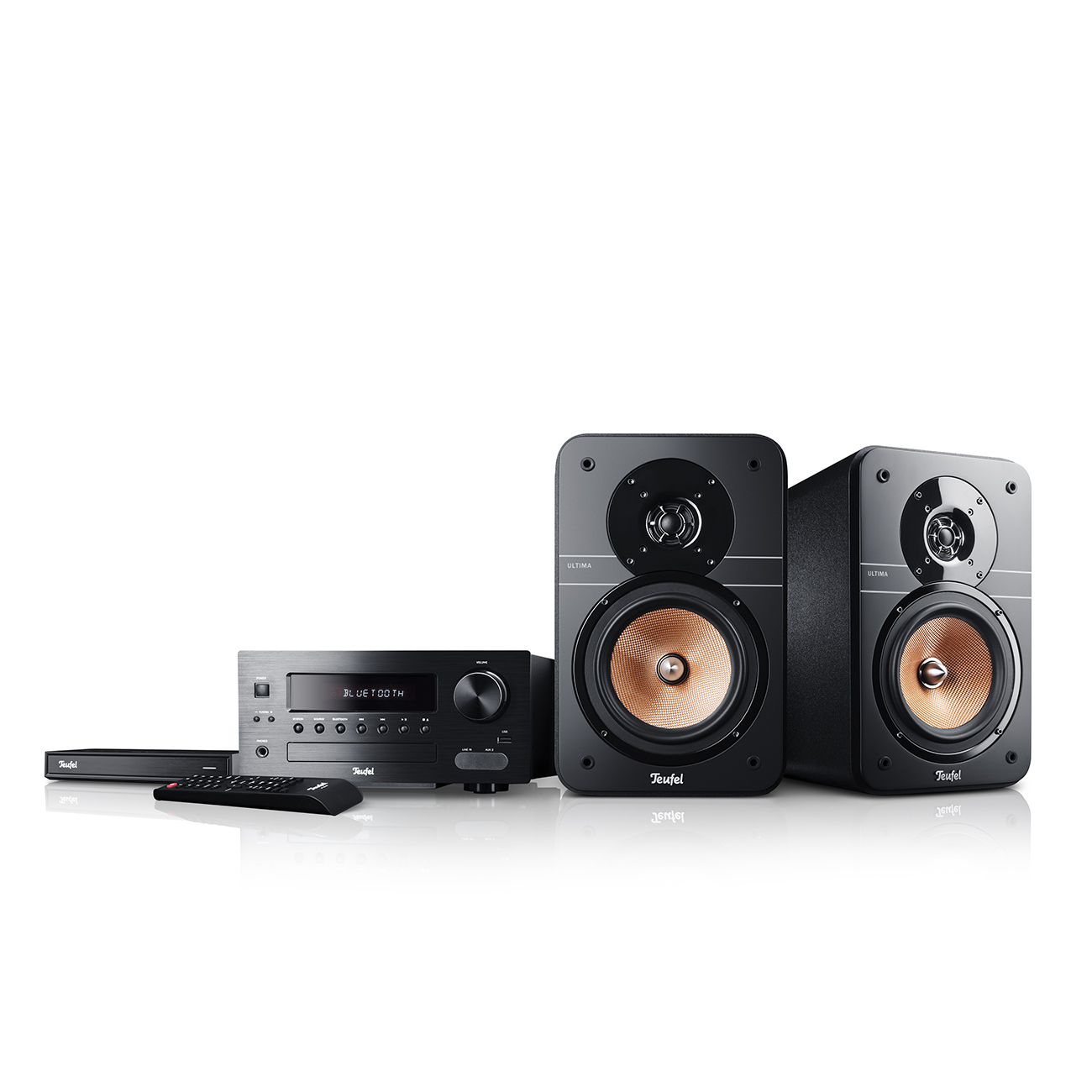 Teufel ULTIMA 20 Kombo Streaming Kompakte Stereo-Anlage Lautsprecher Receiver High End-D/A-Wandler 80 Watt Schwarz Teufel ULTIMA 20 Kombo Streaming Kompakte Stereo-Anlage Lautsprecher Receiver High End-D/A-Wandler 80 Watt Schwarz von Teufel