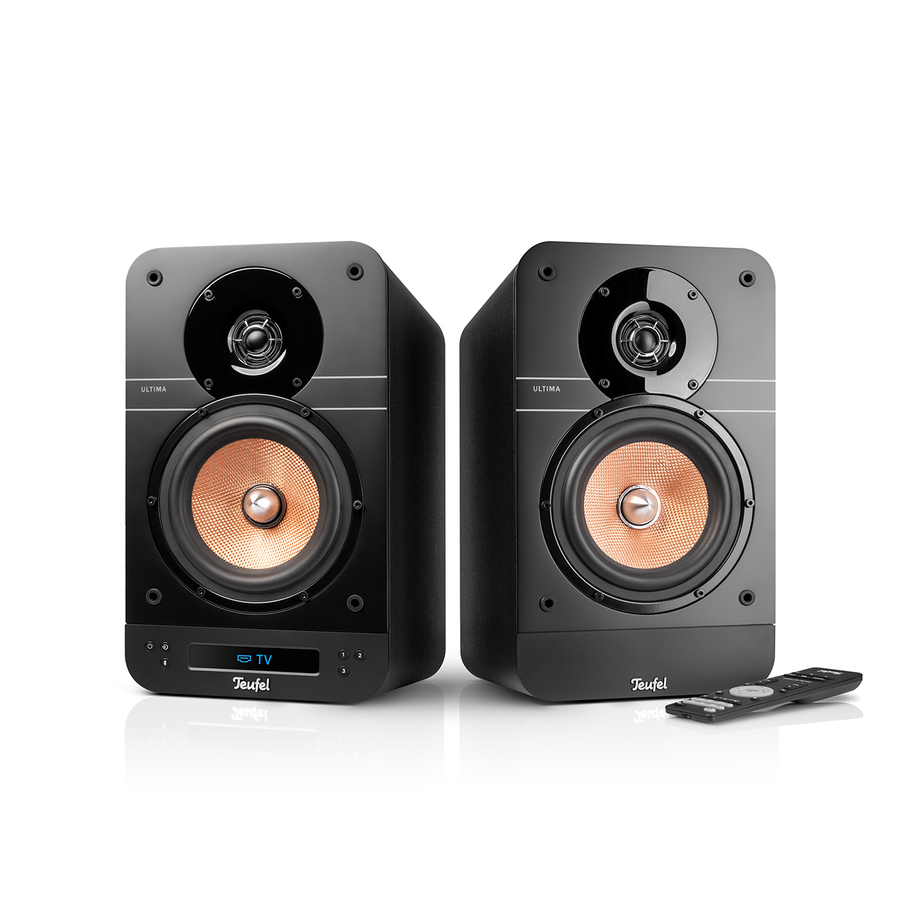 Teufel Ultima 25 Aktiv Regallautsprecherpaar DAB+ und FM-Radio 2-Wege-System Schwarz Teufel Ultima 25 Aktiv Regallautsprecherpaar DAB+ und FM-Radio 2-Wege-System Schwarz von Teufel