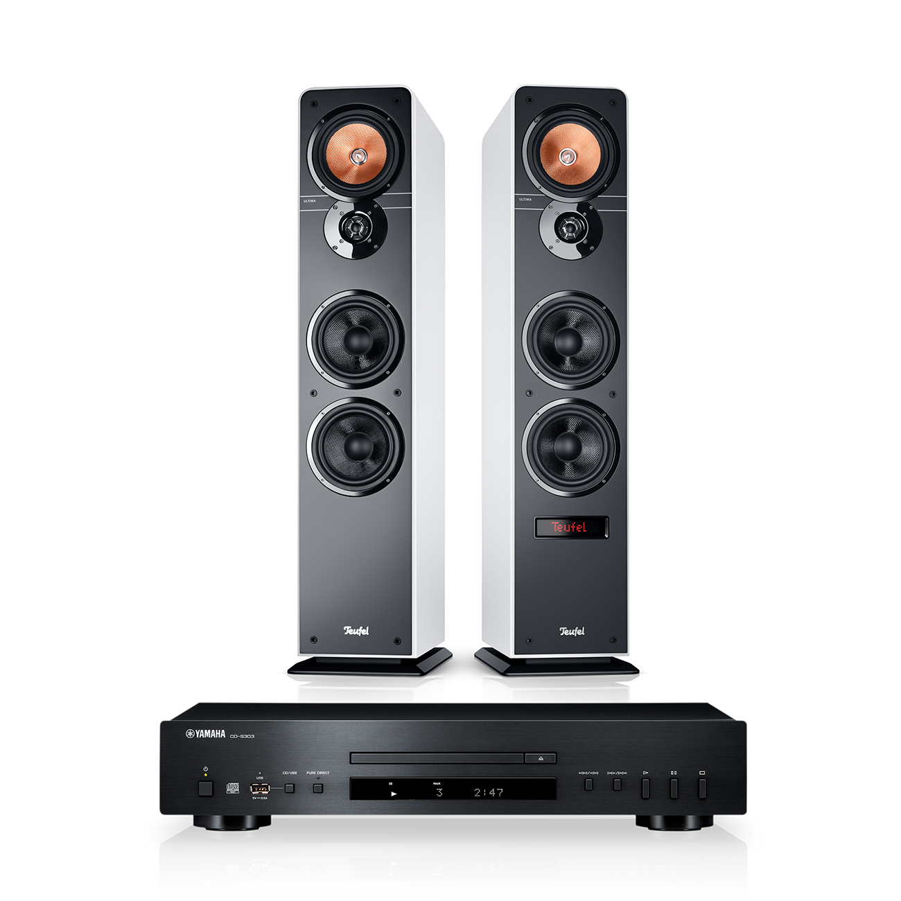 ULTIMA 40 AKTIV + Yamaha CD-S303 ULTIMA 40 AKTIV + Yamaha CD-S303 von Teufel