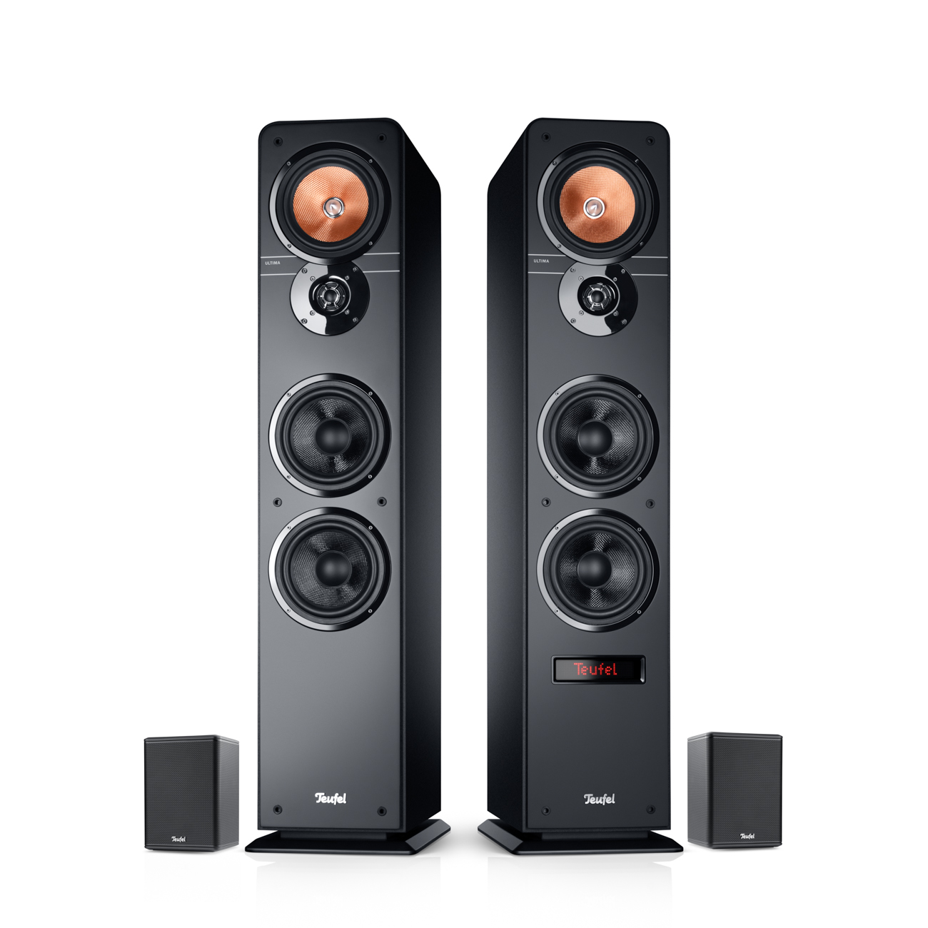 Teufel ULTIMA 40 AKTIV Surround "4.0-Set" Rear-Speaker-Paar Dynamore Virtual Center Schwarz Teufel ULTIMA 40 AKTIV Surround "4.0-Set" Rear-Speaker-Paar Dynamore Virtual Center Schwarz von Teufel