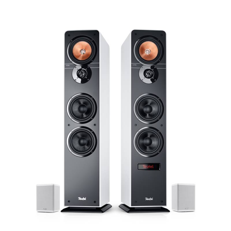 Teufel ULTIMA 40 AKTIV Surround "4.0-Set" Rear-Speaker-Paar Dynamore Virtual Center Weiß von Teufel
