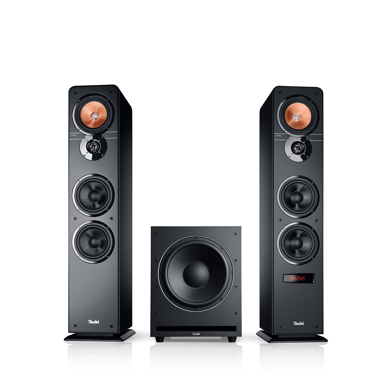 Teufel ULTIMA 40 AKTIV Club Edition Bassstarkes 2.1-Set 250 Watt Verstärker Schwarz Teufel ULTIMA 40 AKTIV Club Edition Bassstarkes 2.1-Set 250 Watt Verstärker Schwarz von Teufel