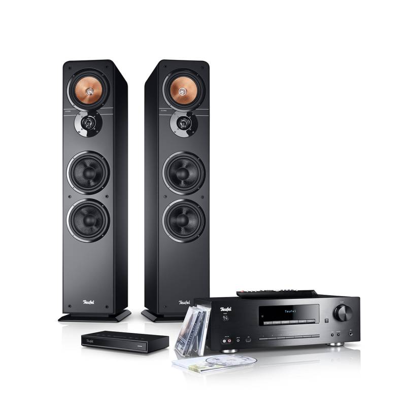 Teufel ULTIMA 40 KOMBO Streaming High-End Stereoanlage mit CD-MP3-Player Bluetooth Subwoofer Schwarz von Teufel
