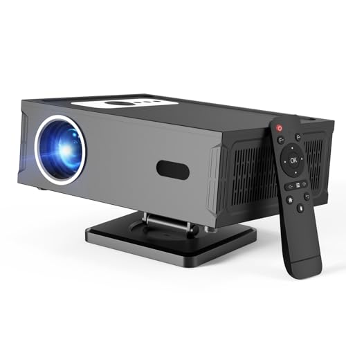 Teuyau Mini Beamer Full HD 1080P Unterstützt 4K,Smart Projector mit WiFi 6 BT 5.0 und 360° Abnehmbarer Ständer,Mini Projektor mit Unterstützt Auto Horizontal Trapezoid Correction und Remote Focus Teuyau Mini Beamer Full HD 1080P Unterstützt 4K,Smart Projector mit WiFi 6 BT 5.0 und 360° Abnehmbarer Ständer,Mini Projektor mit Unterstützt Auto Horizontal Trapezoid Correction und Remote Focus von Teuyau