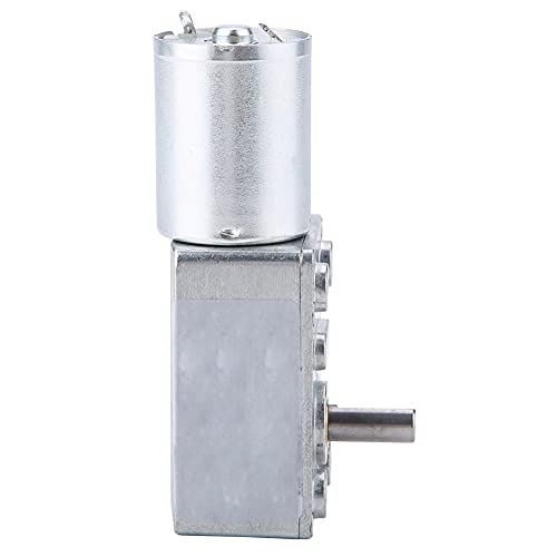 Getriebemotor, Elektrischer Antriebsmotor DC 12V Getriebemotor DC Metallgetriebe Turbinen Schnecken Getriebemotoren für hohe Drehmomente für Fenster, Türöffner, Miniaturwinde (30 RPM) von Tevimpeya