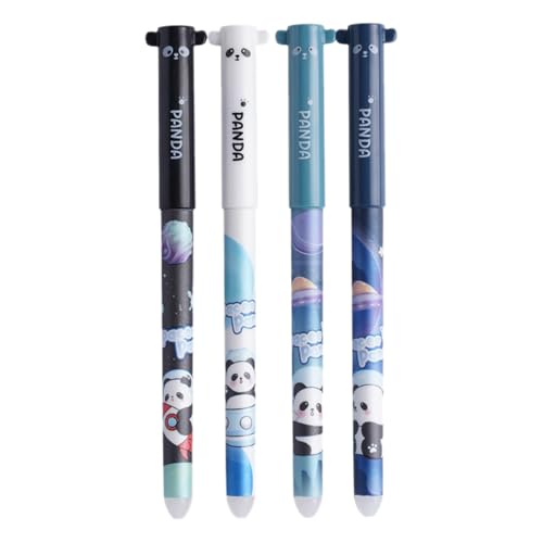Tewzafiya Stift mit Radiergummi, Löschbare Stifte | Animal Black Ball Point Stifte - 4 Stücke feiner Punkt 0,5 mm niedliches stationäres Set zum Zeichnen, Journaling, Färben, Schulbüro -Gebrauch Tewzafiya Stift mit Radiergummi, Löschbare Stifte | Animal Black Ball Point Stifte - 4 Stücke feiner Punkt 0,5 mm niedliches stationäres Set zum Zeichnen, Journaling, Färben, Schulbüro -Gebrauch von Tewzafiya