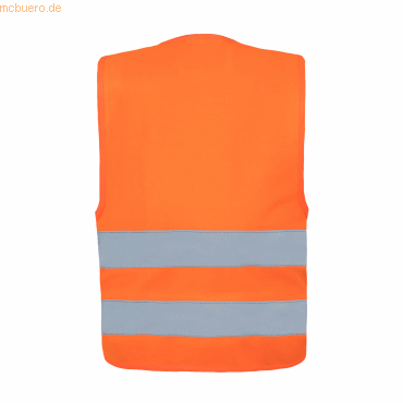 Tex Kinder Warnweste Aarhus KWO100 Seiten signal-orange schwarz von Tex