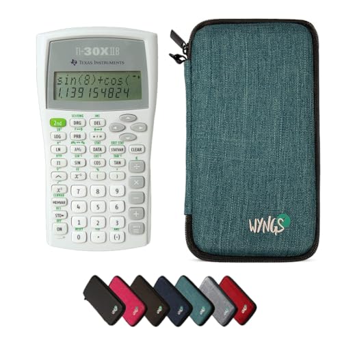 TI-30XIIB Taschenrechner inklusive Schutztasche von WYNGS in Türkis - Basic Set TI-30XIIB Taschenrechner inklusive Schutztasche von WYNGS in Türkis - Basic Set von Texas Instruments