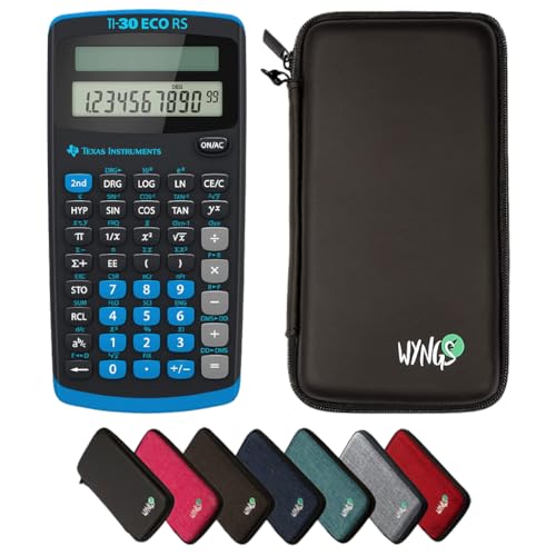 CALCUSO Sparpaket Schwarz mit Taschenrechner TI-30 ECO RS von Texas Instruments