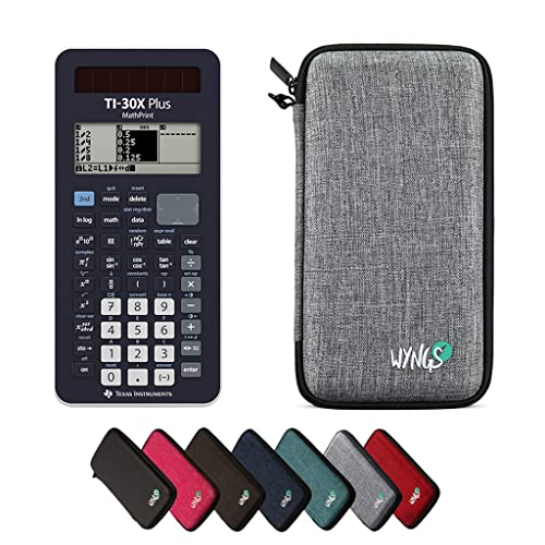 CALCUSO Sparpaket Hellgrau mit Taschenrechner TI-30X Plus Mathprint von Texas Instruments