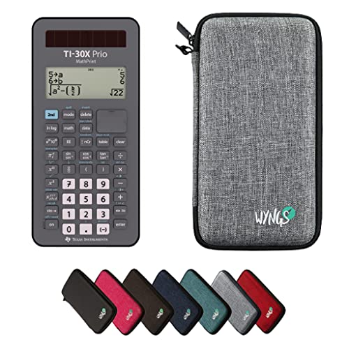 CALCUSO Sparpaket: TI-30X Prio MathPrint + WYNGS Schutztasche hellgrau + Erweiterte Garantie von CALCUSO von Texas Instruments