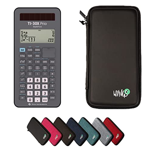 TEXAS INSTRUMENTS CALCUSO Sparpaket: TI-30X Prio MathPrint + WYNGS Schutztasche schwarz + Erweiterte Garantie von CALCUSO von Texas Instruments