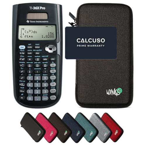 CALCUSO Sparpaket Dunkelgrau mit Taschenrechner TI-36X Pro MultiView von Texas Instruments