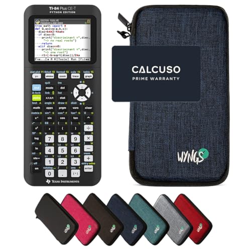 CALCUSO Sparpaket Blau mit Grafikrechner TI-84 Plus CE-T Python Edition von Texas Instruments
