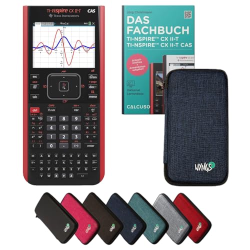 CALCUSO Standardpaket Blau mit Grafikrechner TI Nspire CX II-T CAS von Texas Instruments