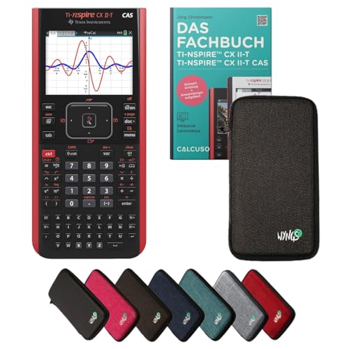 CALCUSO Standardpaket Dunkelgrau mit Grafikrechner TI Nspire CX II-T CAS von Texas Instruments