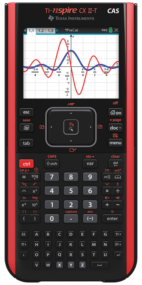 TEXAS INSTRUMENTS Grafikrechner TI-Nspire CX-II T CAS von Texas Instruments