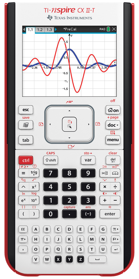 TEXAS INSTRUMENTS Grafikrechner TI-Nspire CX-II T von Texas Instruments