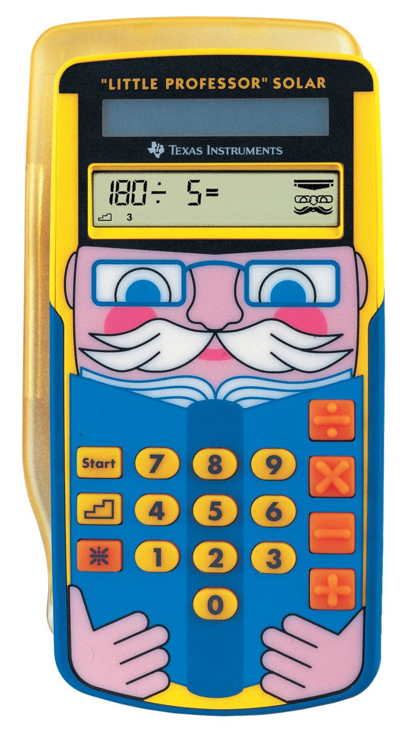 TEXAS INSTRUMENTS Schulrechner Little Professor Solar von Texas Instruments