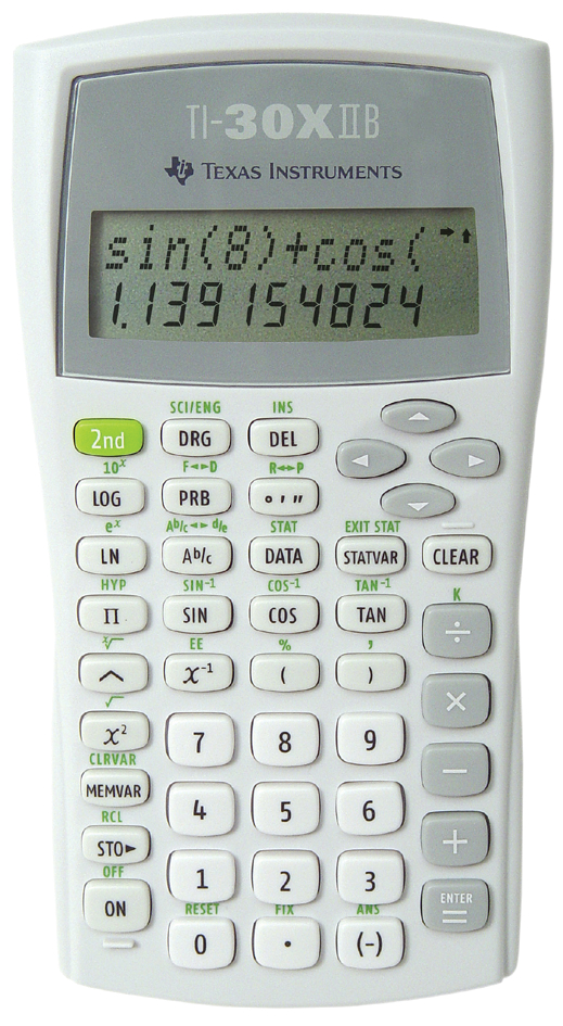 TEXAS INSTRUMENTS Schulrechner TI-30X IIB von Texas Instruments