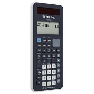 TEXAS INSTRUMENTS TI-30X Plus MathPrint™ Wissenschaftlicher Taschenrechner schwarz von Texas Instruments