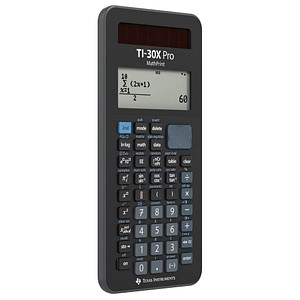 TEXAS INSTRUMENTS TI-30X Pro MathPrint™ Wissenschaftlicher Taschenrechner schwarz von Texas Instruments