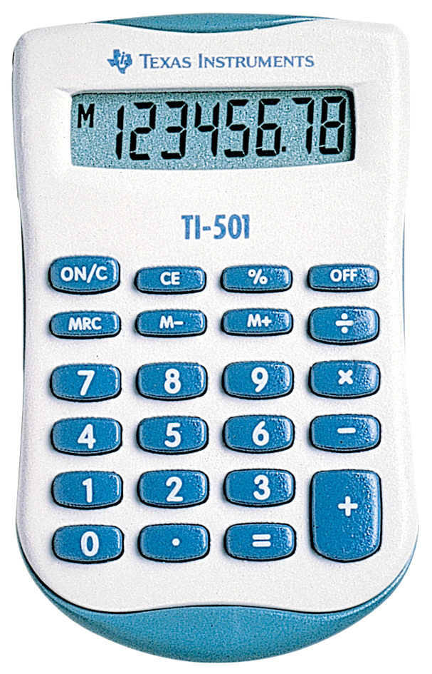 TEXAS INSTRUMENTS Taschenrechner TI-501, Batteriebetrieb von Texas Instruments