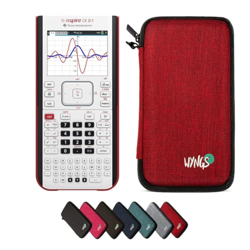 TI-Nspire CX II-T Grafikrechner inklusive Schutztasche von WYNGS in Rot - Basic Set TI-Nspire CX II-T Grafikrechner inklusive Schutztasche von WYNGS in Rot - Basic Set von Texas Instruments