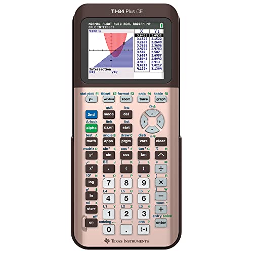 Texas Instruments(R) TI-84 Plus CE Color Graphing Calculator, Rose Gold von Texas Instruments