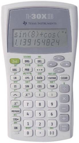 Texas Instruments TI-30 X IIB Schulrechner Silber Display (Stellen): 11 batteriebetrieben (B x H x T von Texas Instruments