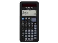 Texas Instruments TI-30X Pro MathPrint, Tasche, Wissenschaftlicher Taschenrechner, 4 Zeilen, Batterie/Solar, Schwarz von Texas Instruments