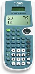 Texas Instruments TI-30XS MultiView Taschenrechner Tasche Wissenschaftlicher Taschenrechner Blau - Weiß (TI-30XS MV) von Texas Instruments