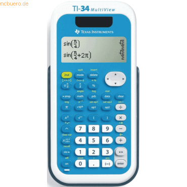 Texas Instruments Taschenrechner TI-34 MultiView wissenschaftlich von Texas Instruments