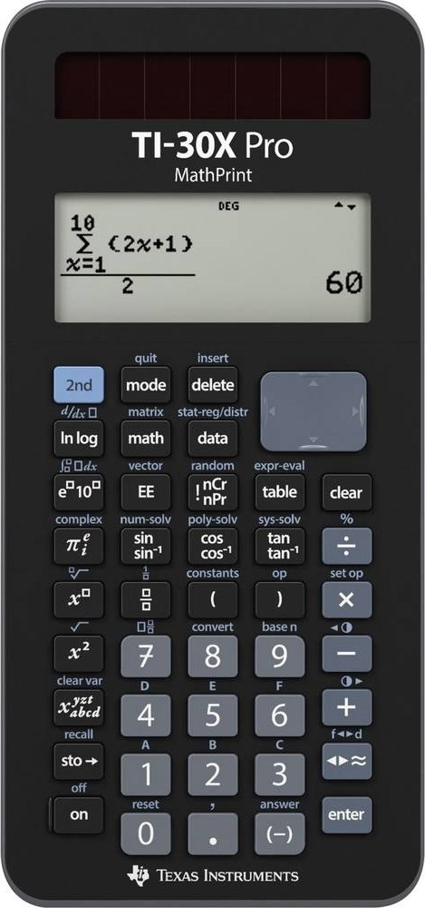 Texas Instruments - Wissenschaftlicher Taschenrechner TI-30X Pro Mathprint Texas Instruments - Wissenschaftlicher Taschenrechner TI-30X Pro Mathprint von Texas Instruments