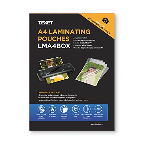 Texet Laminierhüllen A4 in Geschenkbox Texet Laminierhüllen A4 in Geschenkbox von Texet