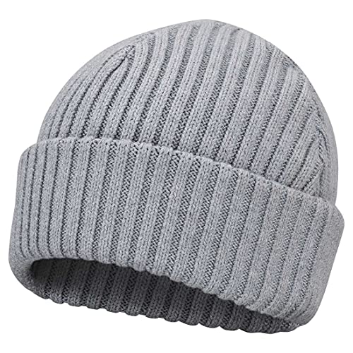 Texstar AC19 Unisex Ribbed Soft Deckel Mütze, One Size von Texstar