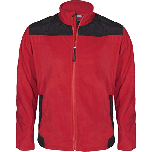 Texstar FJ46 Herren Stretch Fleece Jacke, Größe 2XL, Rot Texstar FJ46 Herren Stretch Fleece Jacke, Größe 2XL, Rot von Texstar