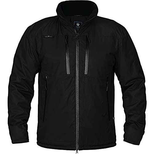 Texstar FJ64 Unisex Winter Jacke, Größe 3XL, Schwarz von Texstar