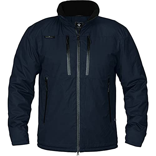 Texstar FJ64 Unisex Winter Jacke, Größe 4XL, Marine von Texstar