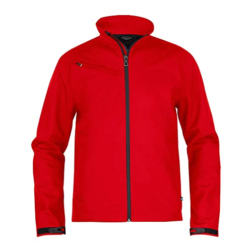 Texstar FJ79 Herren Softshell Jacke, Größe 2XL, Rot von Texstar