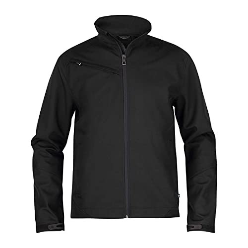 Texstar FJ79 Herren Softshell Jacke, Größe 5XL, Schwarz von Texstar