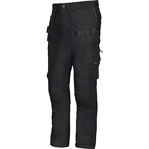 Texstar FP35 Herren Service Stretch Tasche Hose, Größe W32/L34, Schwarz von Texstar