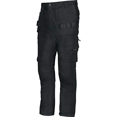 Texstar FP35 Herren Service Stretch Tasche Hose, Größe W33/L32, Schwarz von Texstar